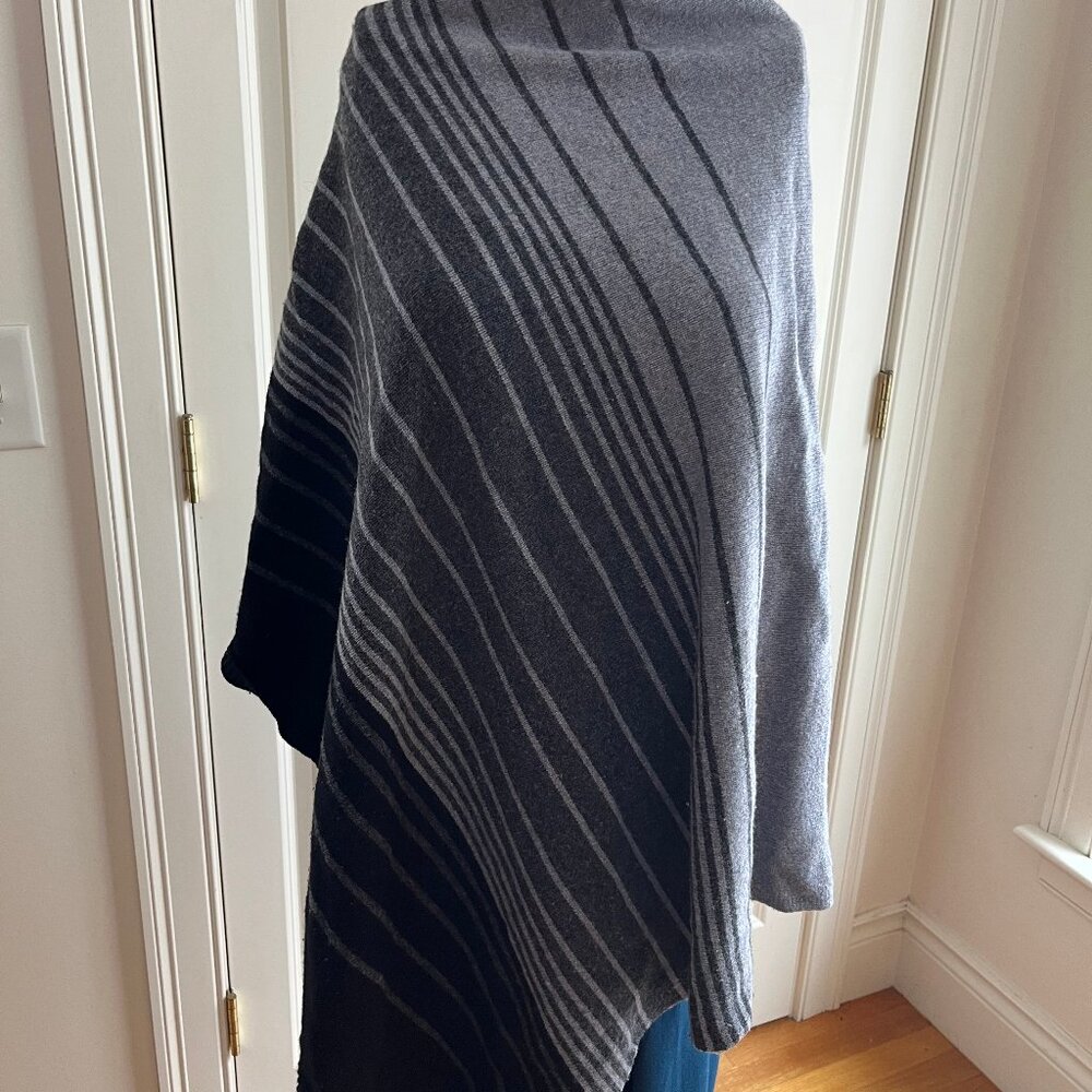 LLBean women wool cape.